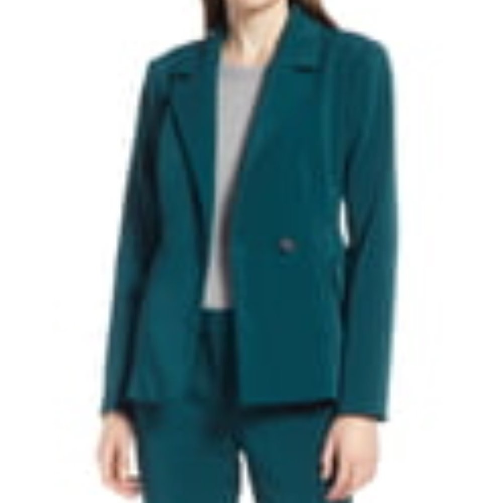 Halogen Sculpted Double Breasted Jacket